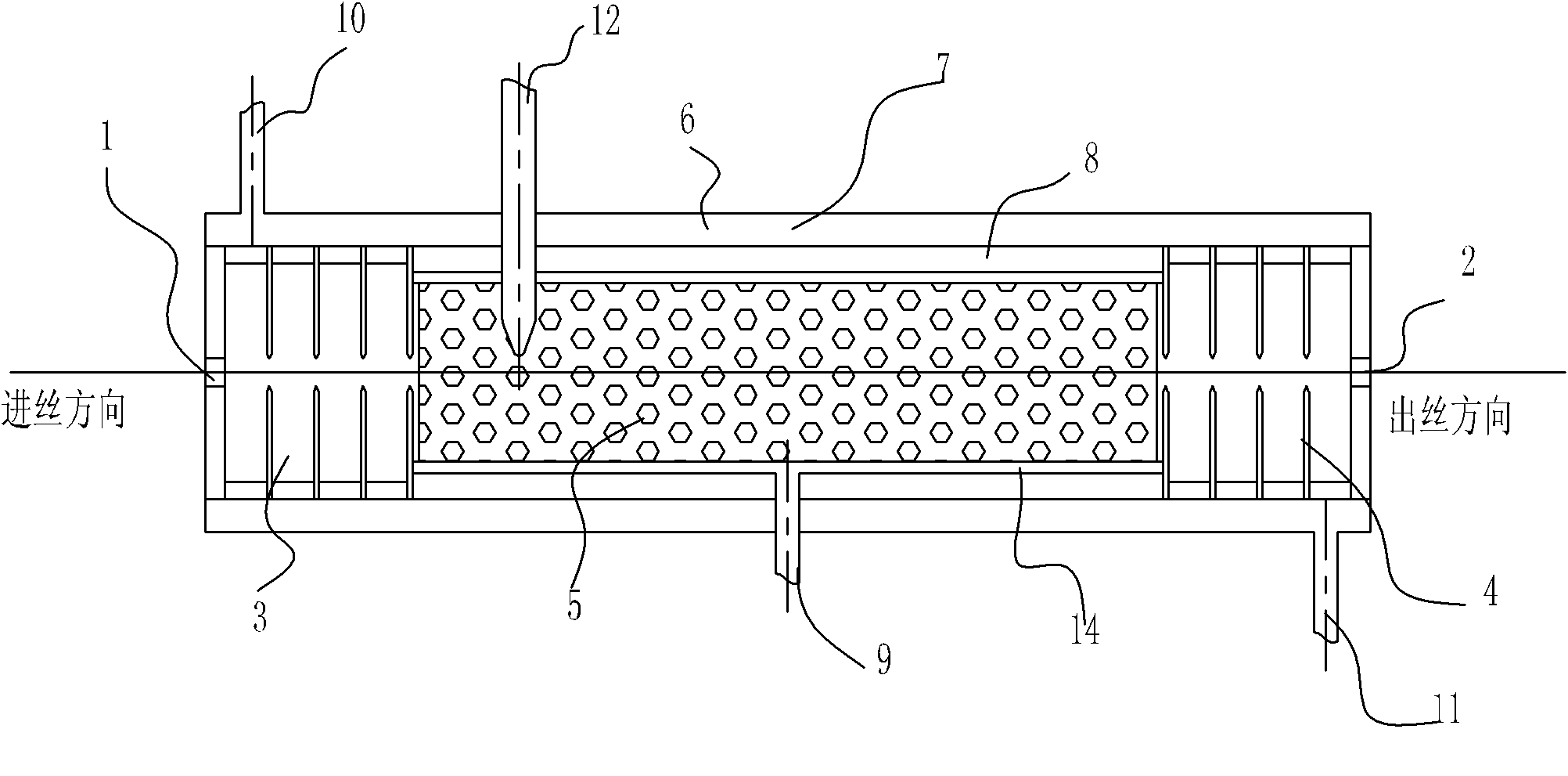 Pressurized steam drawing machine for drawing fibers