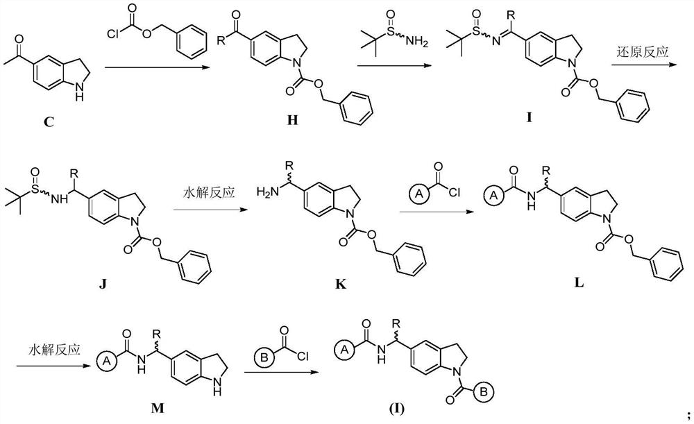 Indoline compound as well as derivative, preparation method, pharmaceutical composition and application thereof