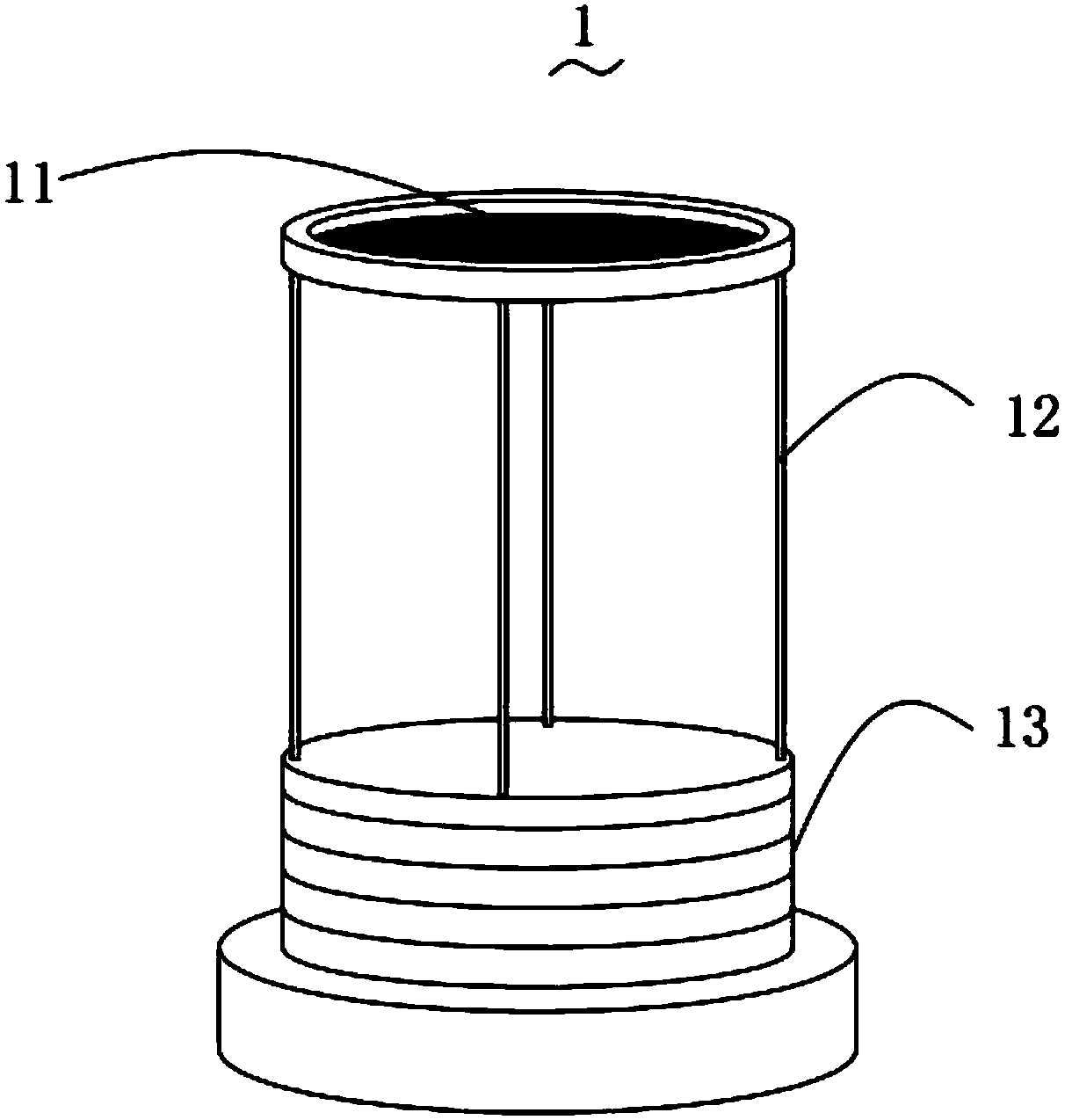Supercritical fluid extracting device