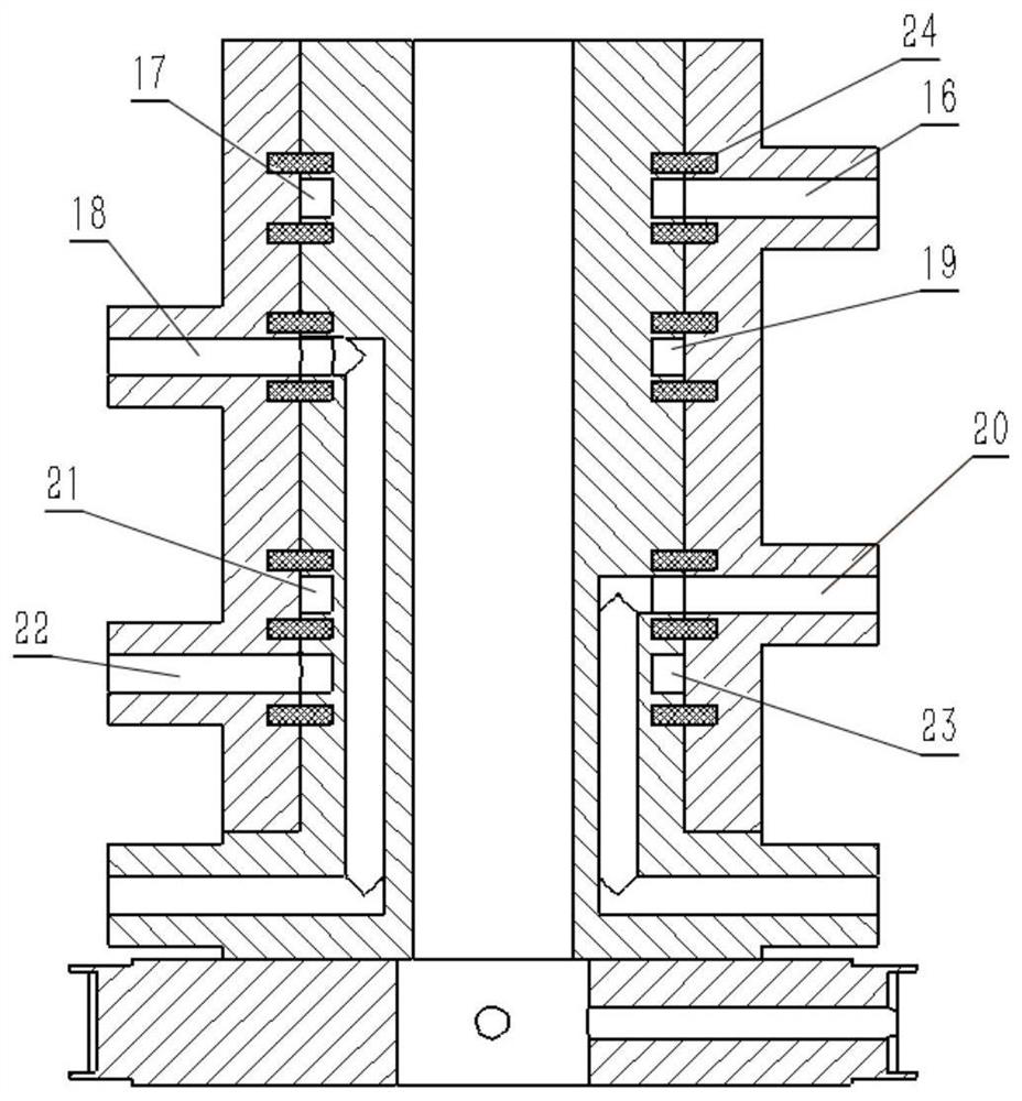 Multi-runner high-speed rotating sealing device capable of conveying hard powder