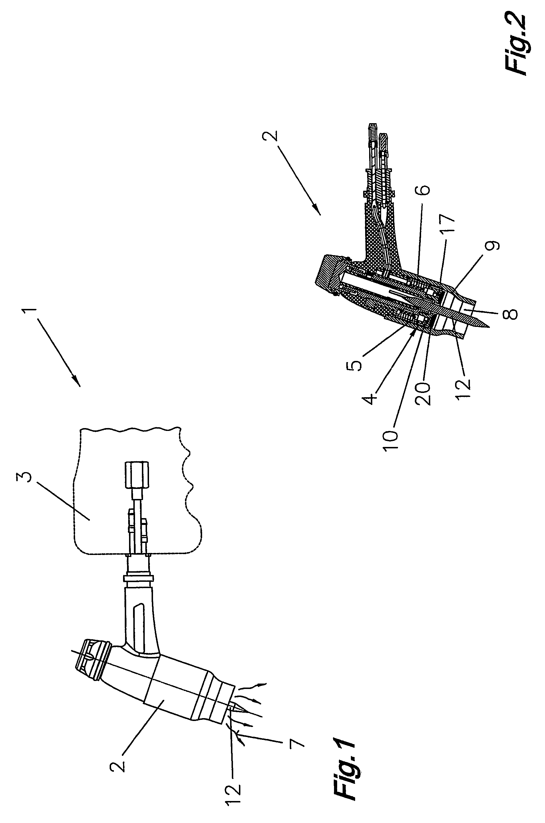 Insertion element, gas lens with such an insertion element, and welding torch with such a gas lens