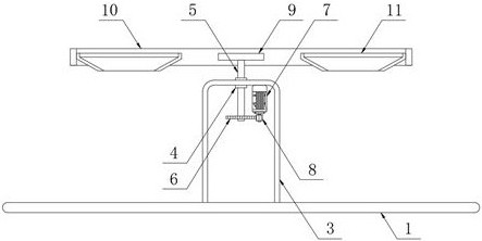 A weighing device for food packaging