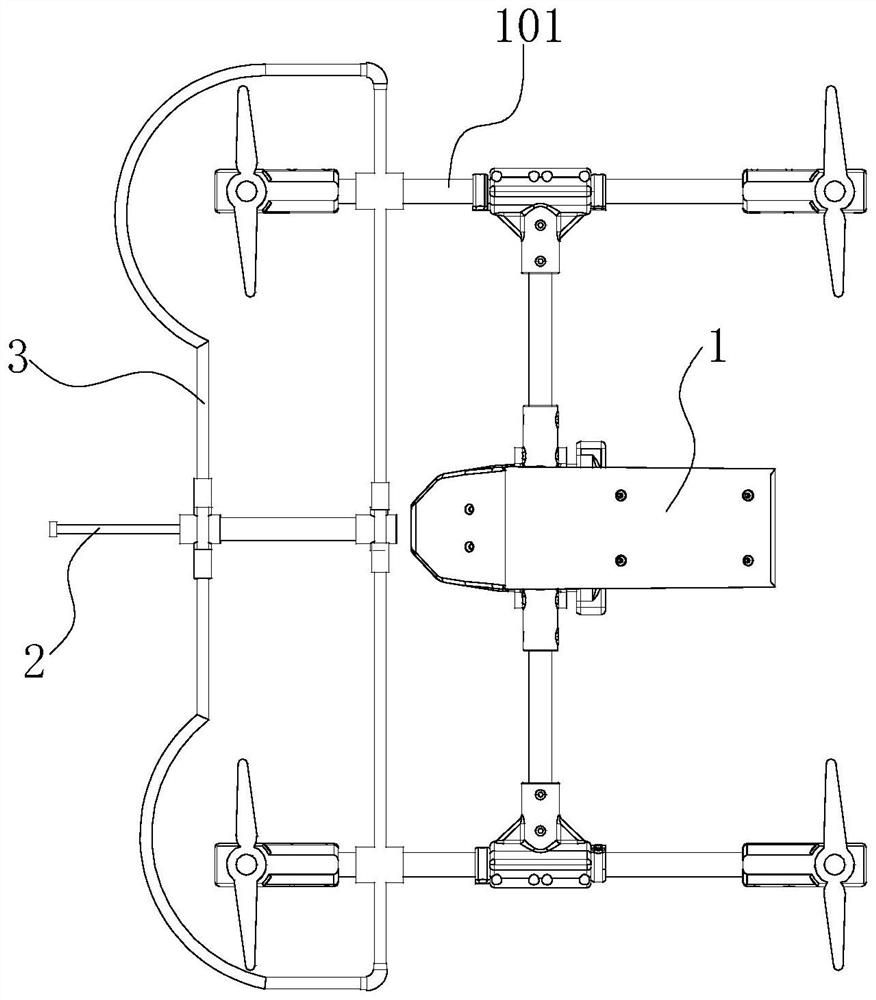 Pier disease identification and detection unmanned aerial vehicle and detection method