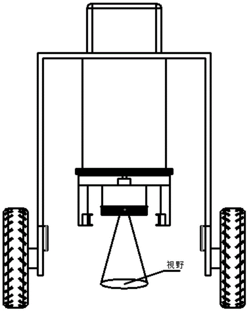 Underwater aerator cleaning car based on visual sensors