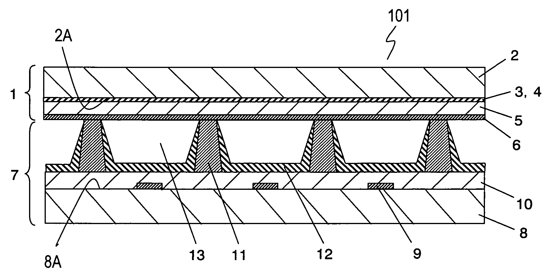 Plasma display panel having protective layer with magnesium oxide and magnesium carbide