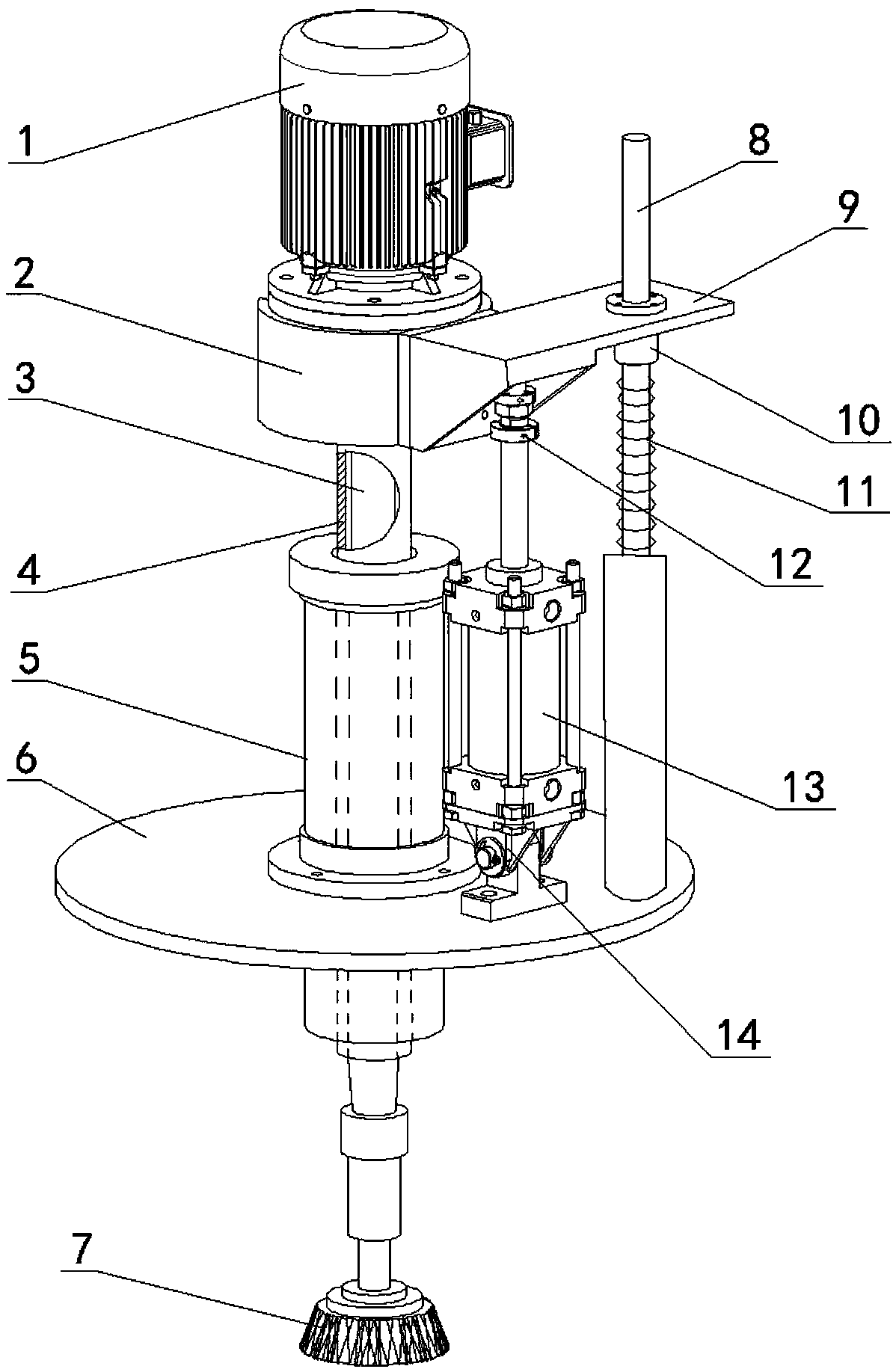 An automatic deburring device