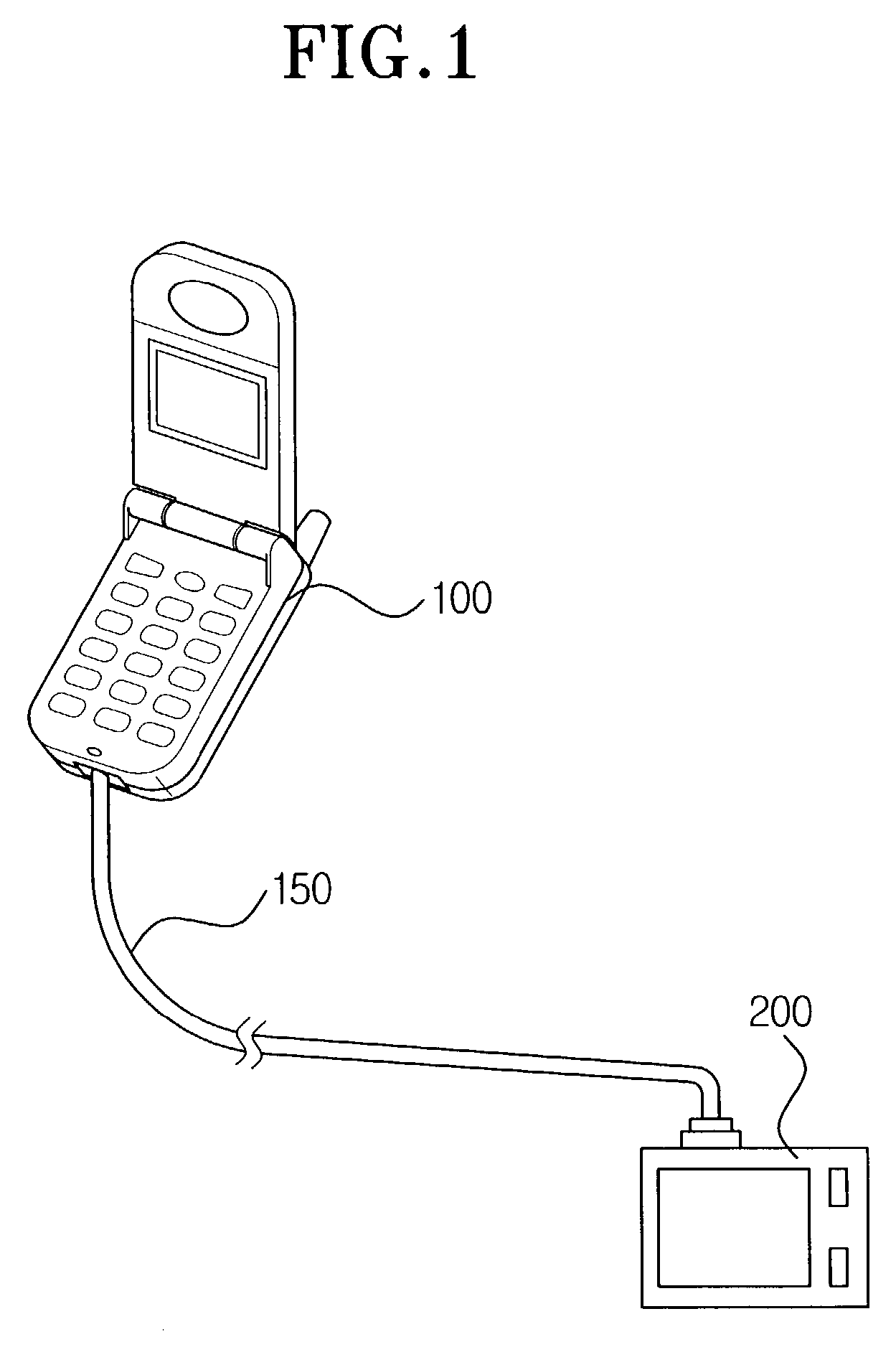 Portable information device capable of processing input data from external device and method thereof