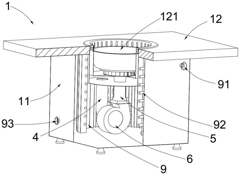 Internal circulation type integrated cooker