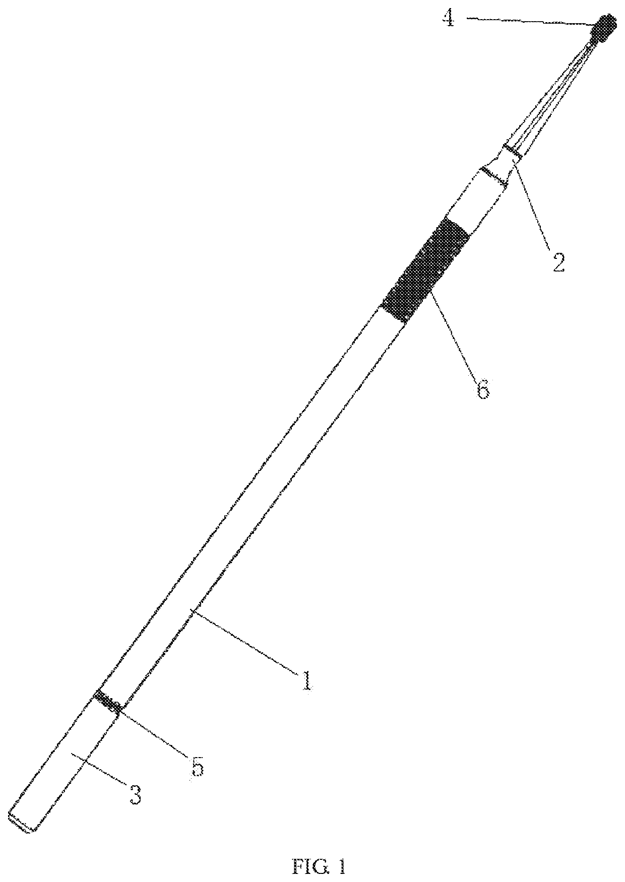 Integrally-formed flexible rubber applicator stick