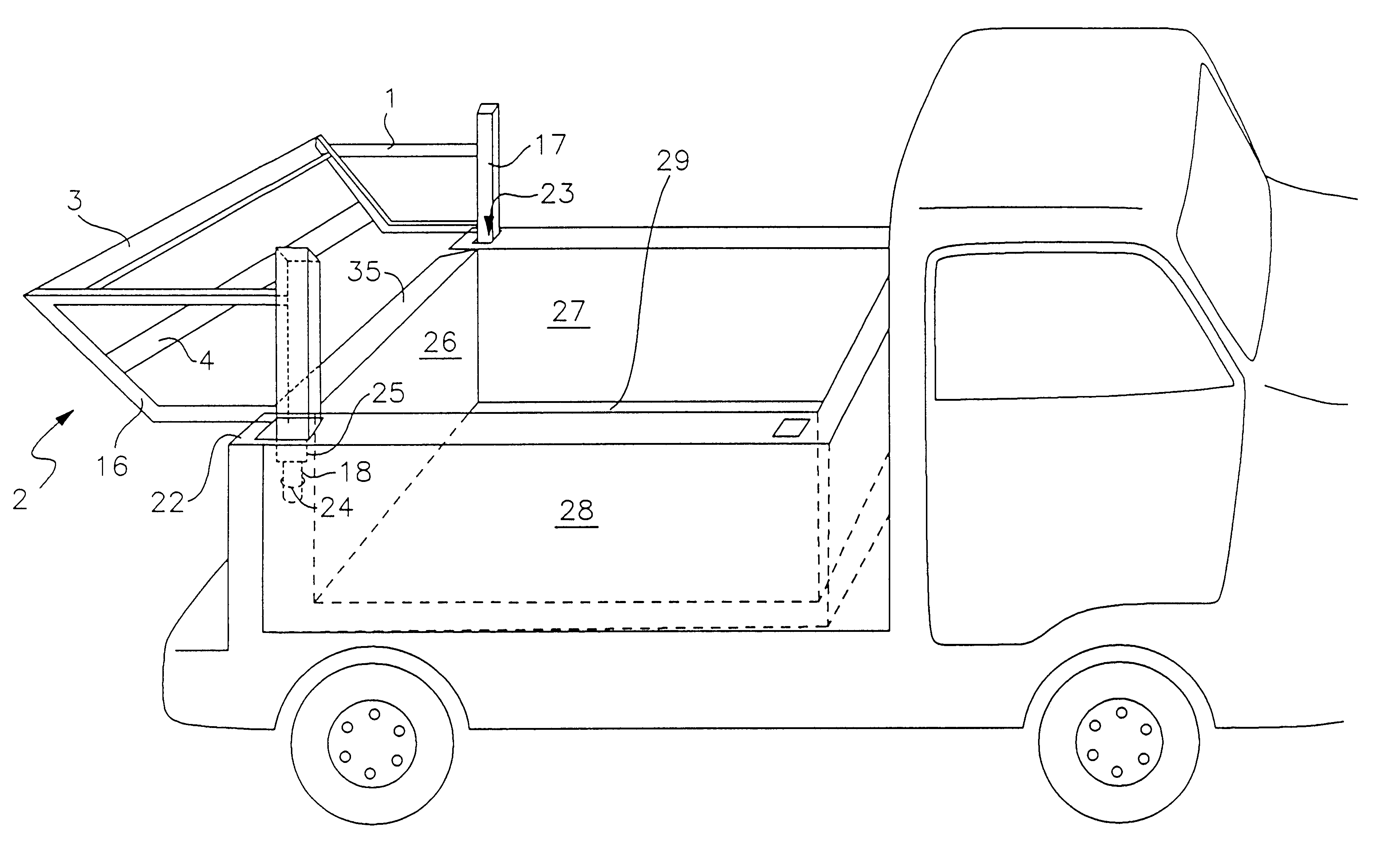 Truck bed extender