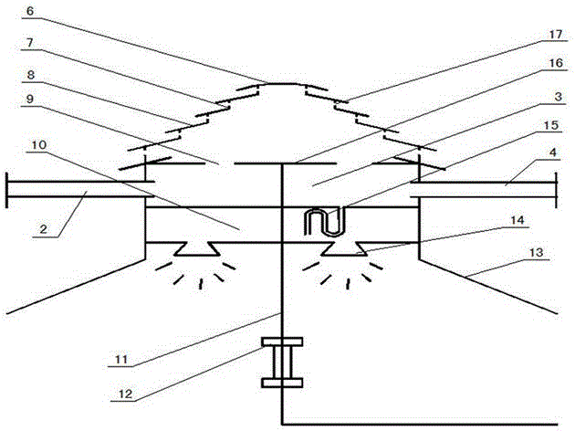 Coke quenching method for coke quenching furnace with gas-liquid two-phase distributor