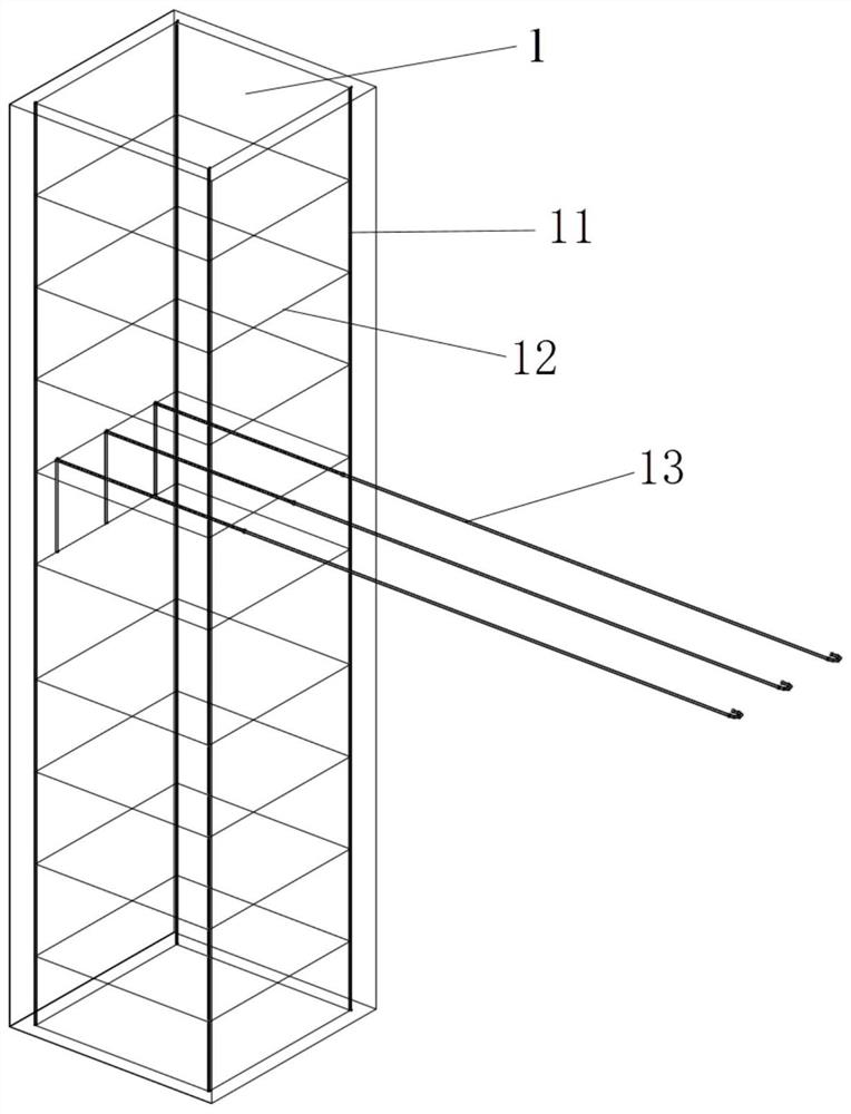 Assembled mortise and tenon bracket type beam-column joint connecting device