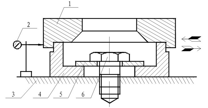 Method for detecting internal diameter size of extra-large bearing ferrule seam allowance