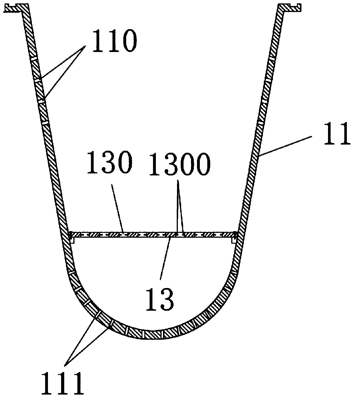 Mineral fiber treatment system and treatment method thereof