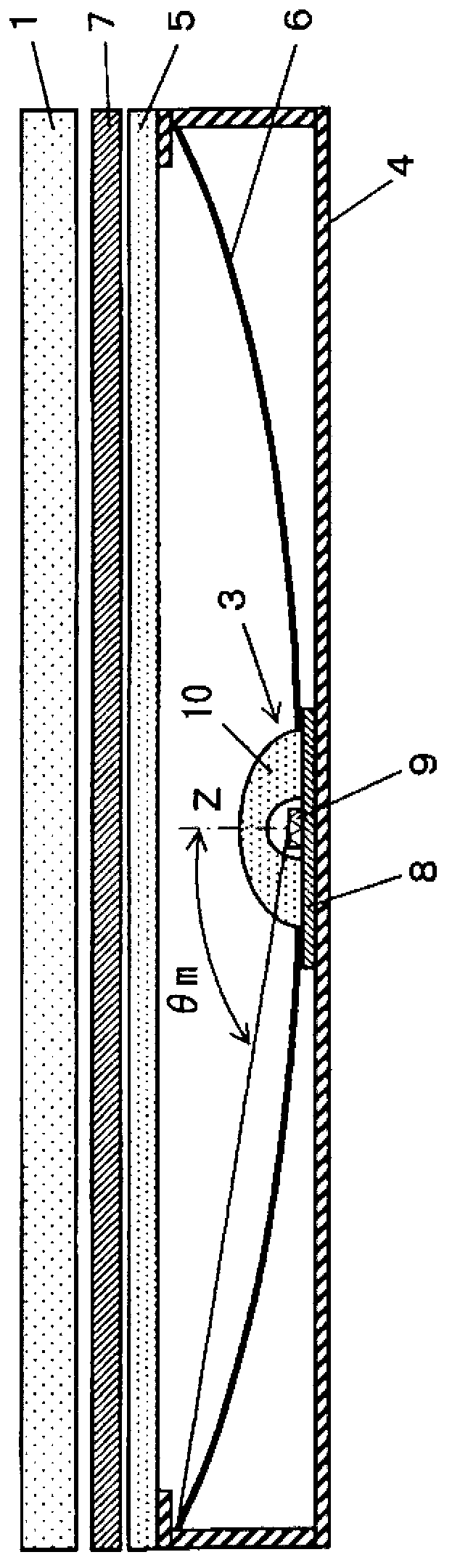 Backlight device and liquid-crystal display device