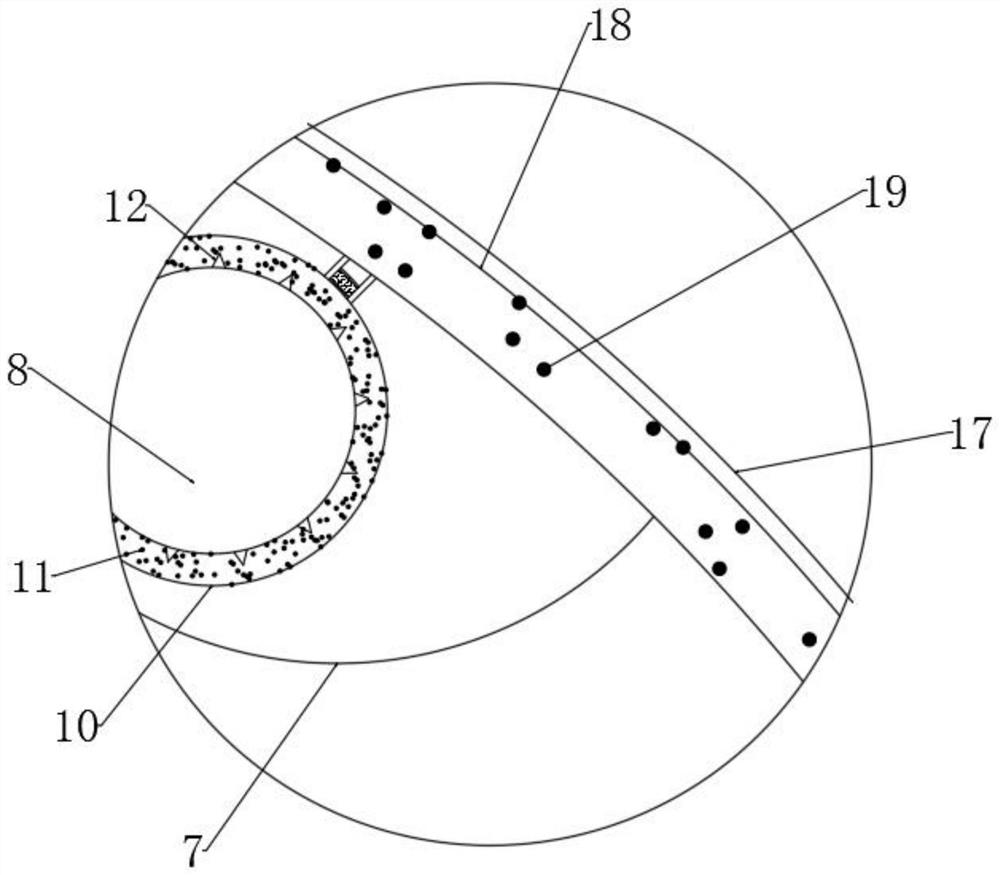 Gas leakage detection device for gas pipeline