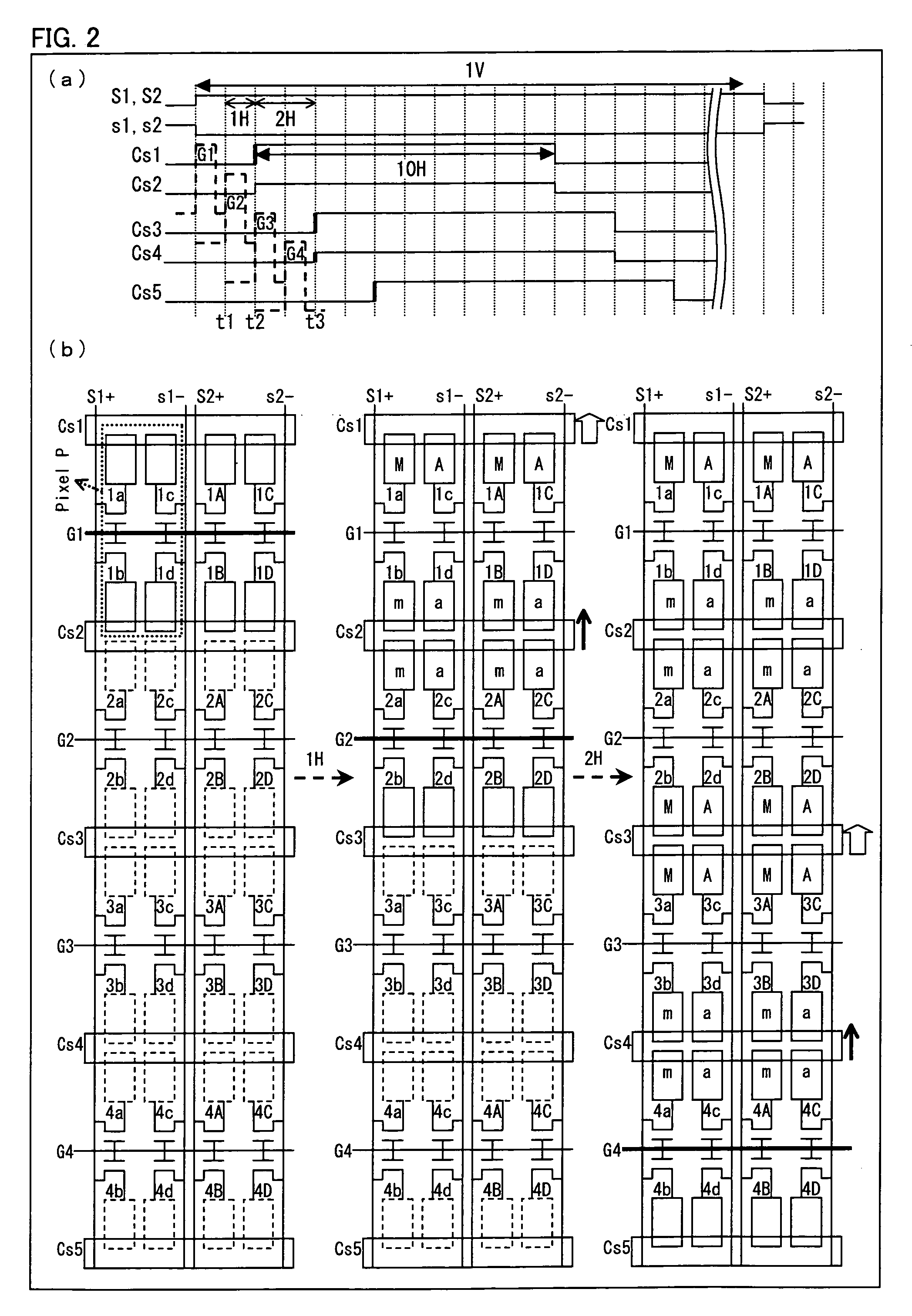 Liquid crystal display device, active matrix substrate, liquid crystal panel, liquid crystal display unit, and television receiver