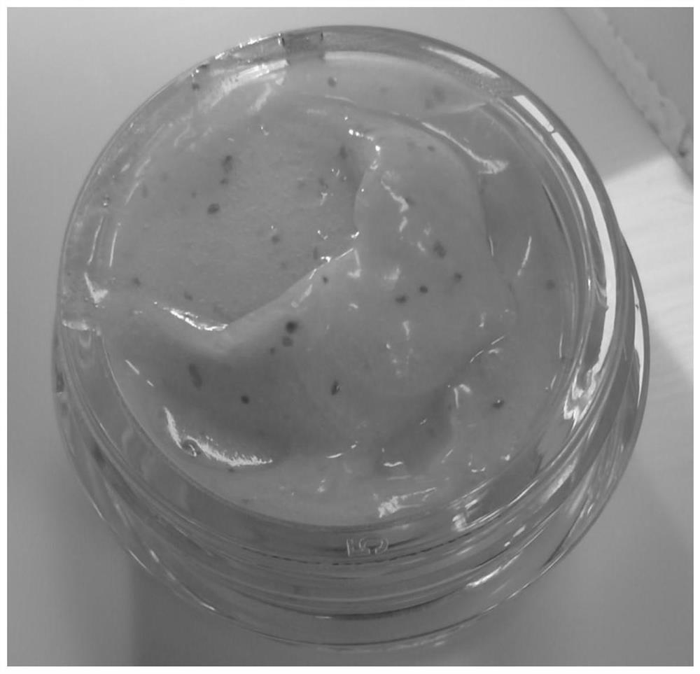 Mild moisturizing rose face scrub cream and preparation method thereof