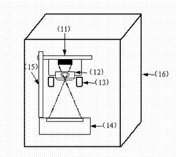 Gold immune quantitative detection method and device on basis of embedded type charge coupled device (CCD) image acquisition