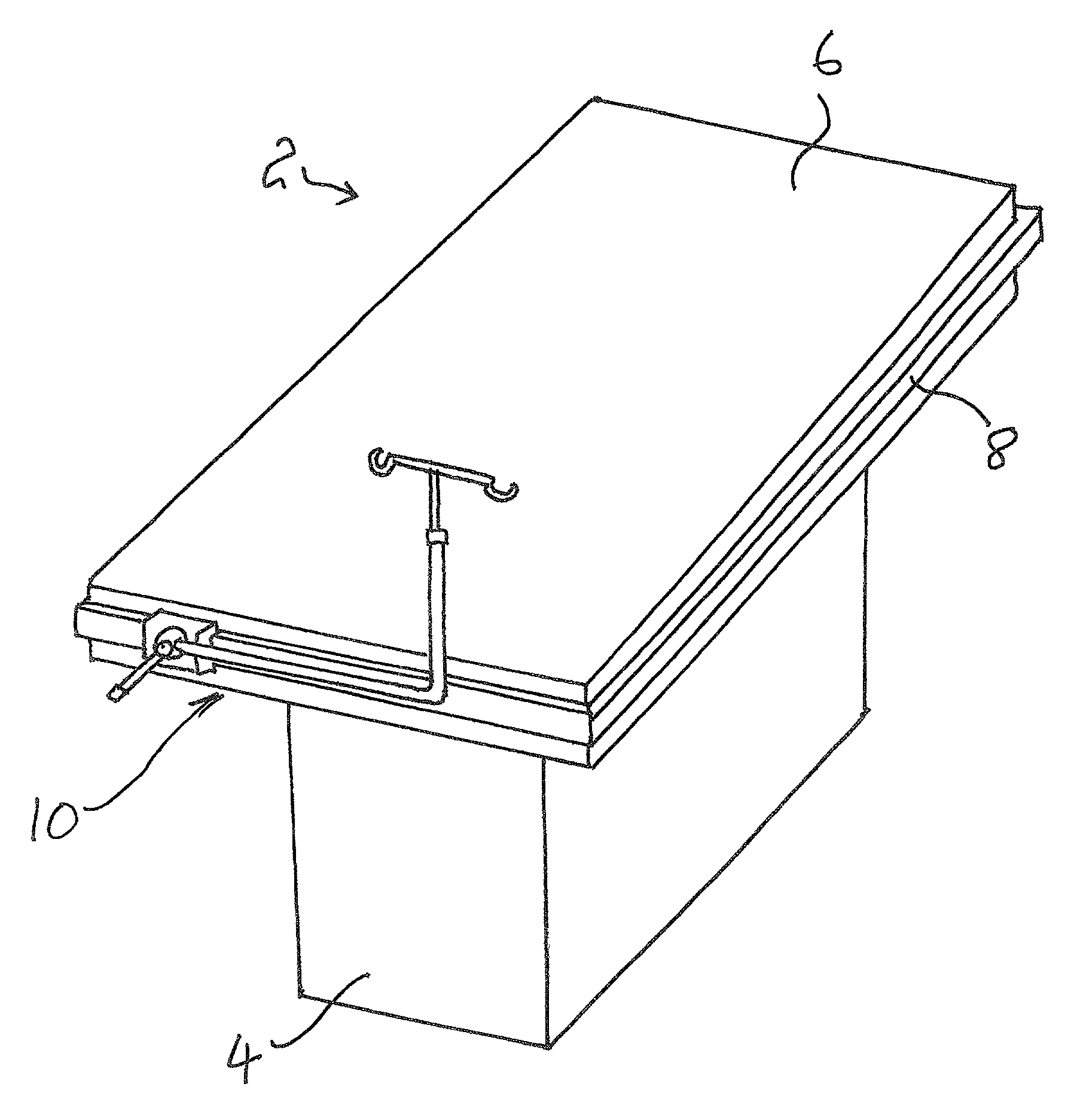 Apparatus for supporting medical fluids