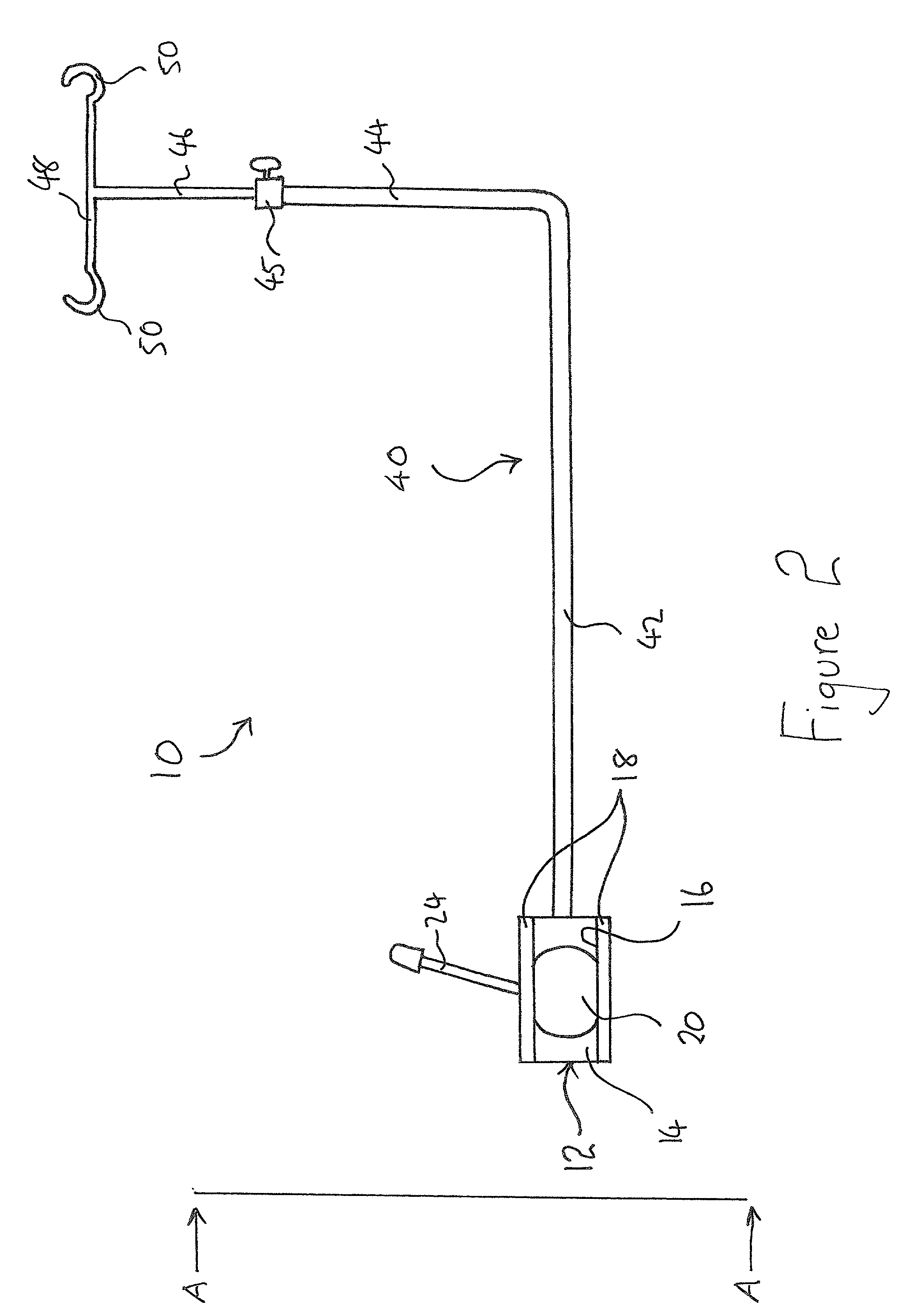 Apparatus for supporting medical fluids