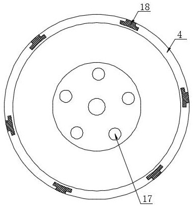 Deburring and grinding device for brake disc