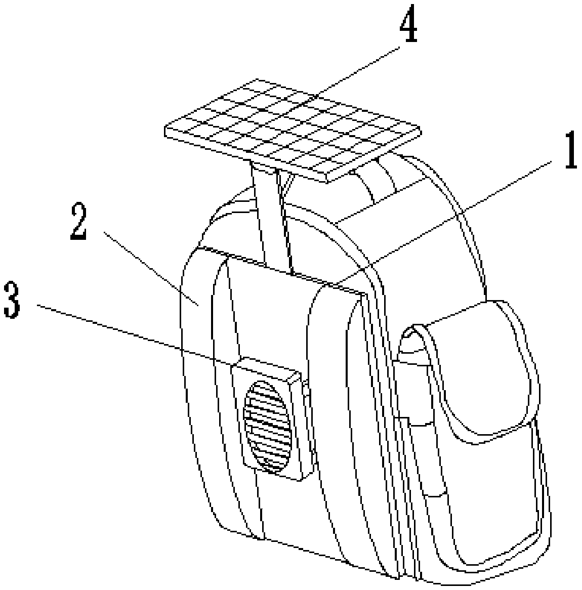Backpack pad with lifesaving function