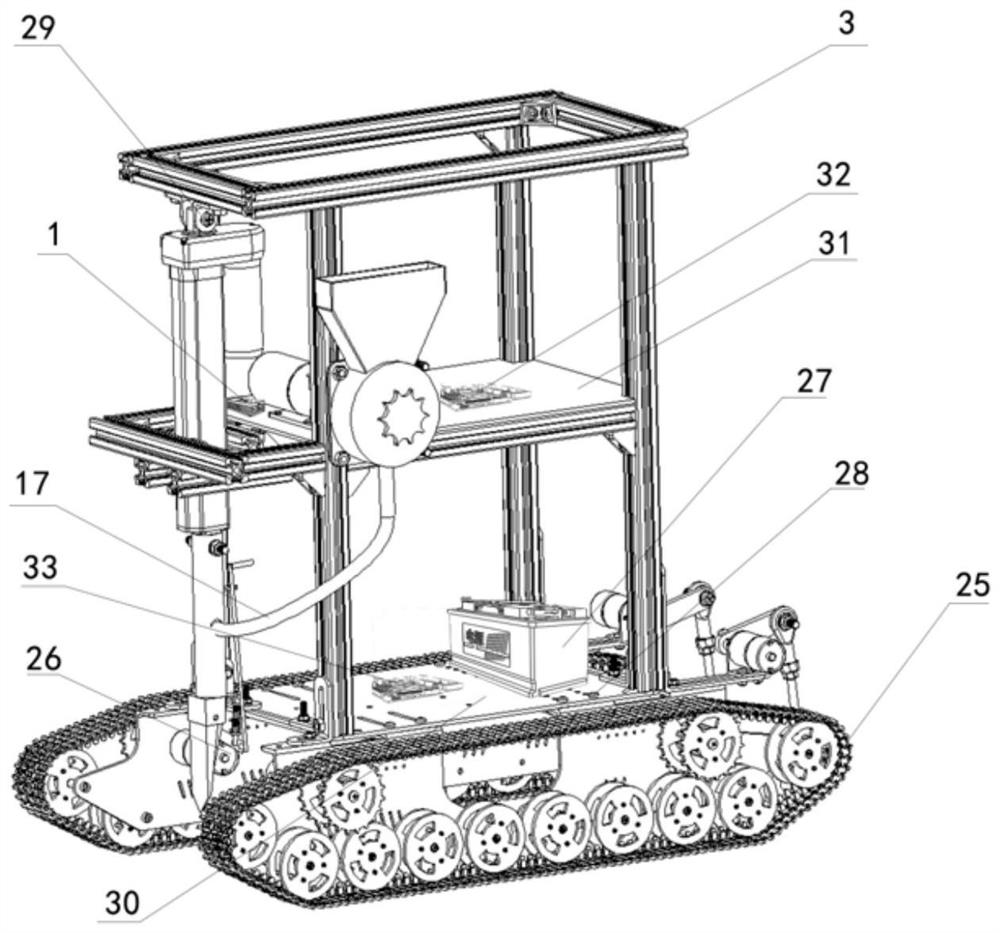 Multifunctional mountain land sowing vehicle and method