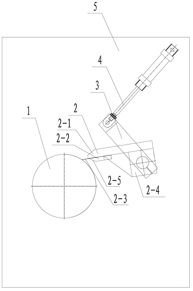 Stack glue scraping mechanism of single-face corrugating machine