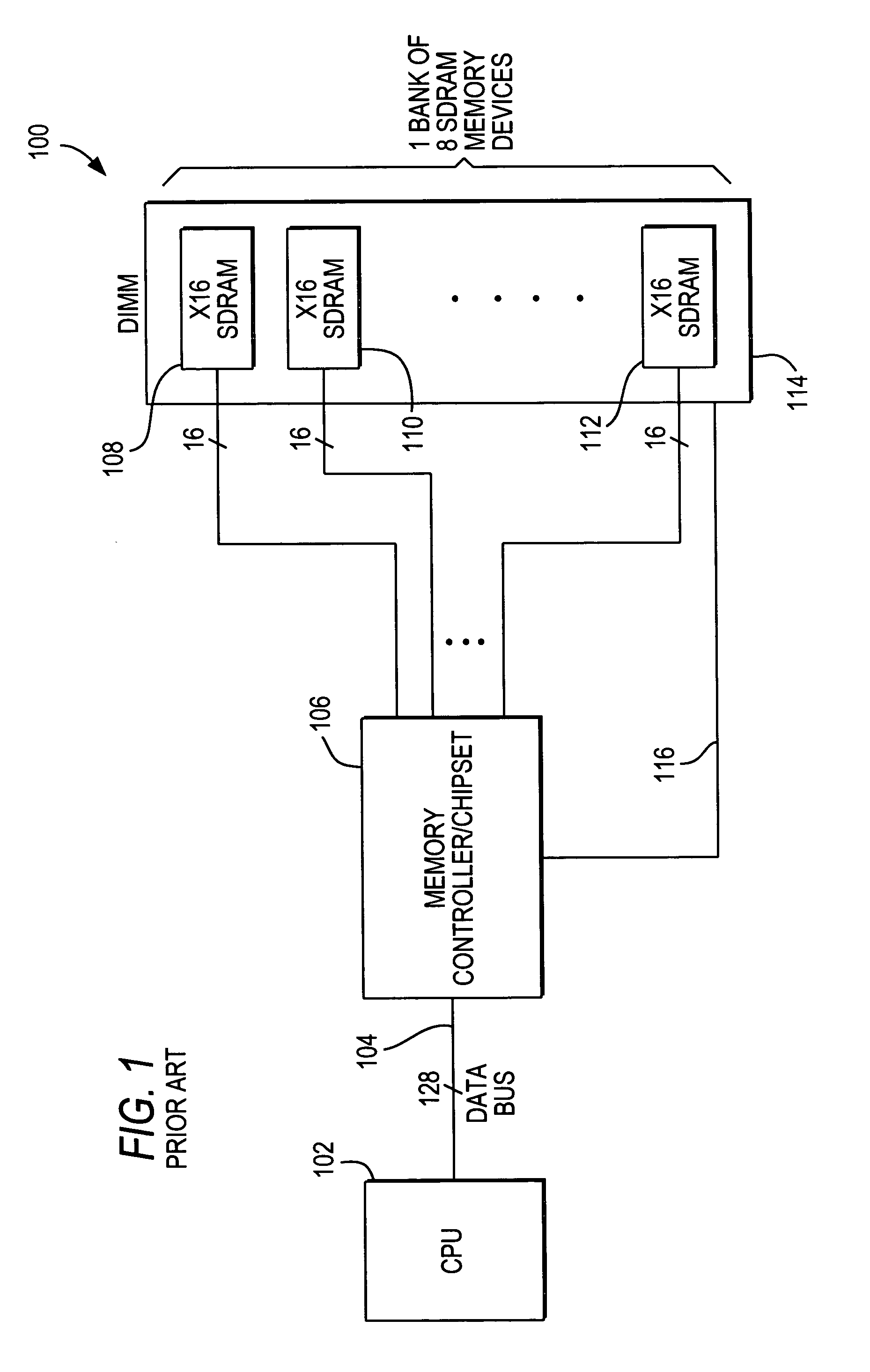 Memory devices with buffered command address bus