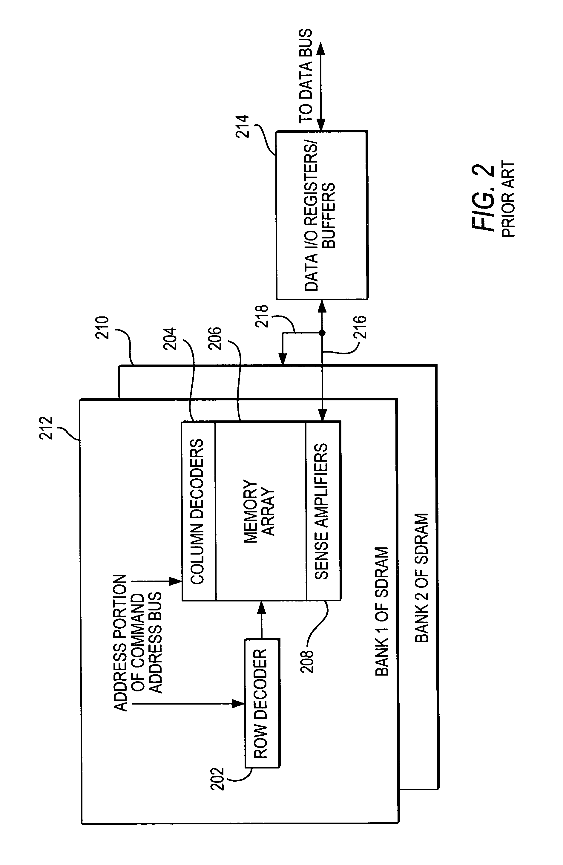 Memory devices with buffered command address bus