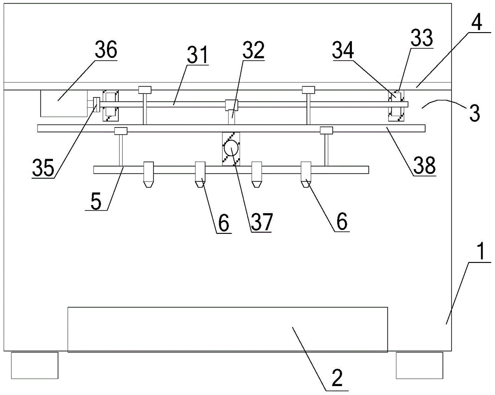 3D printer with multi-directionally movable nozzles