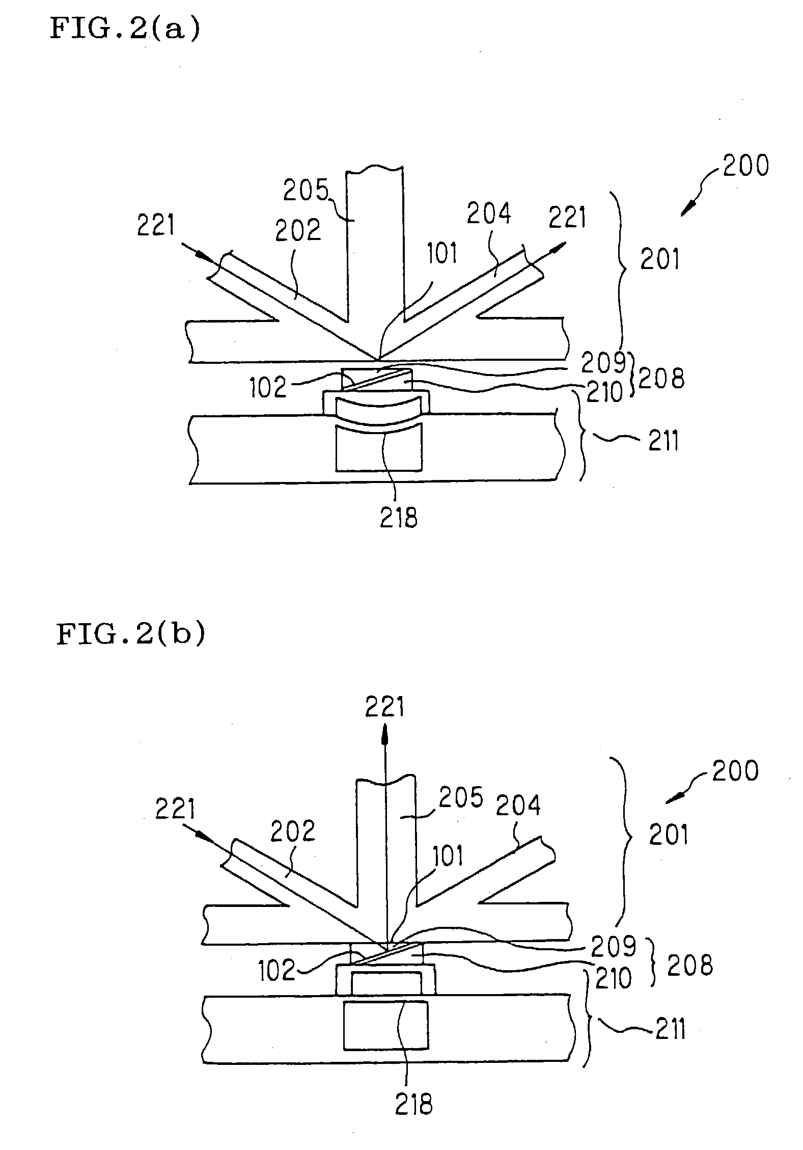 Matrix type piezoelectric/electrostrictive device and manufacturing method thereof