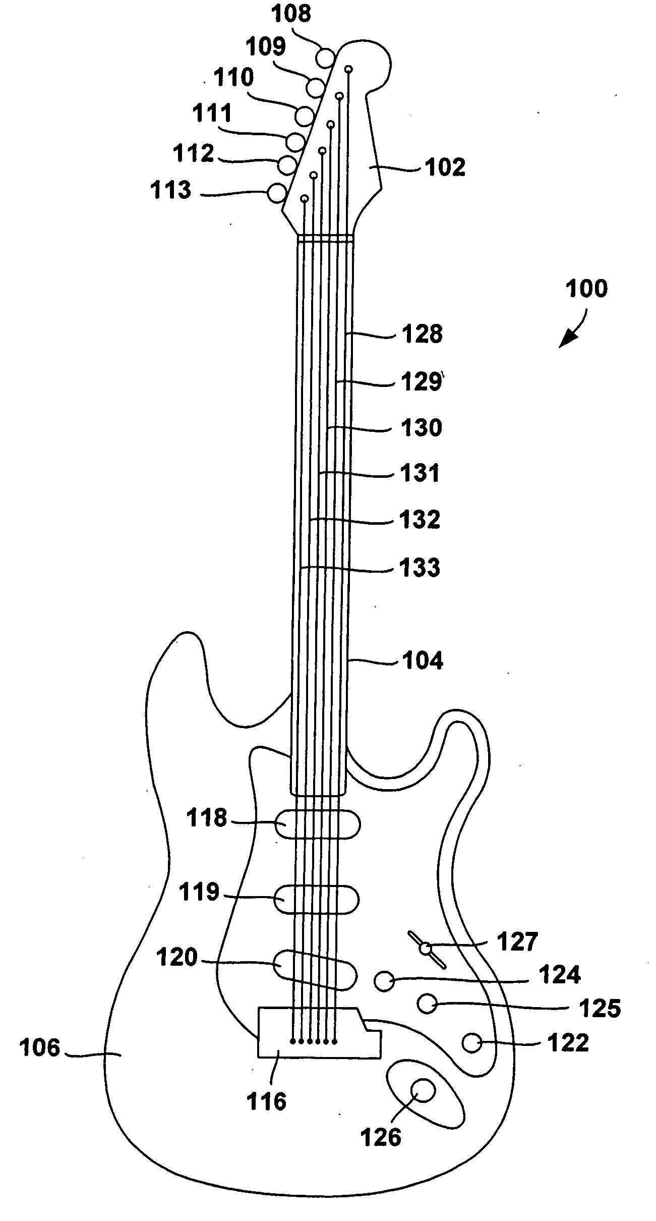 Enhanced knob for use with an electric stringed musical instrument