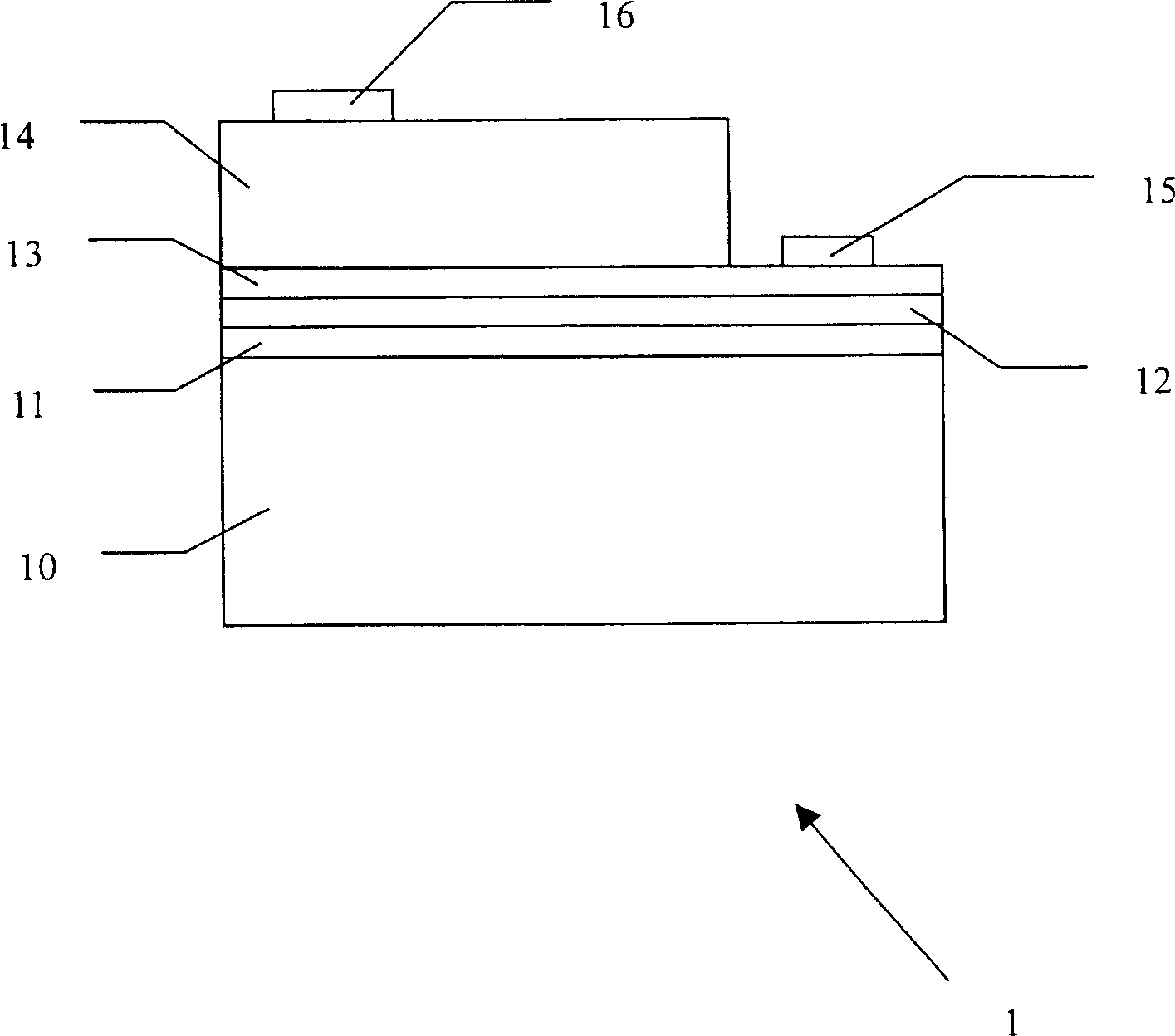 Light emitting element with metal base composite material carrier