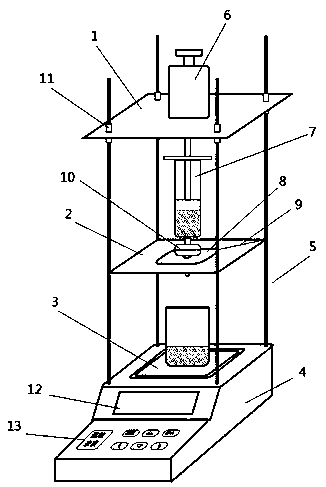 A semi-automatic detection device for the filtration value of spinning solution