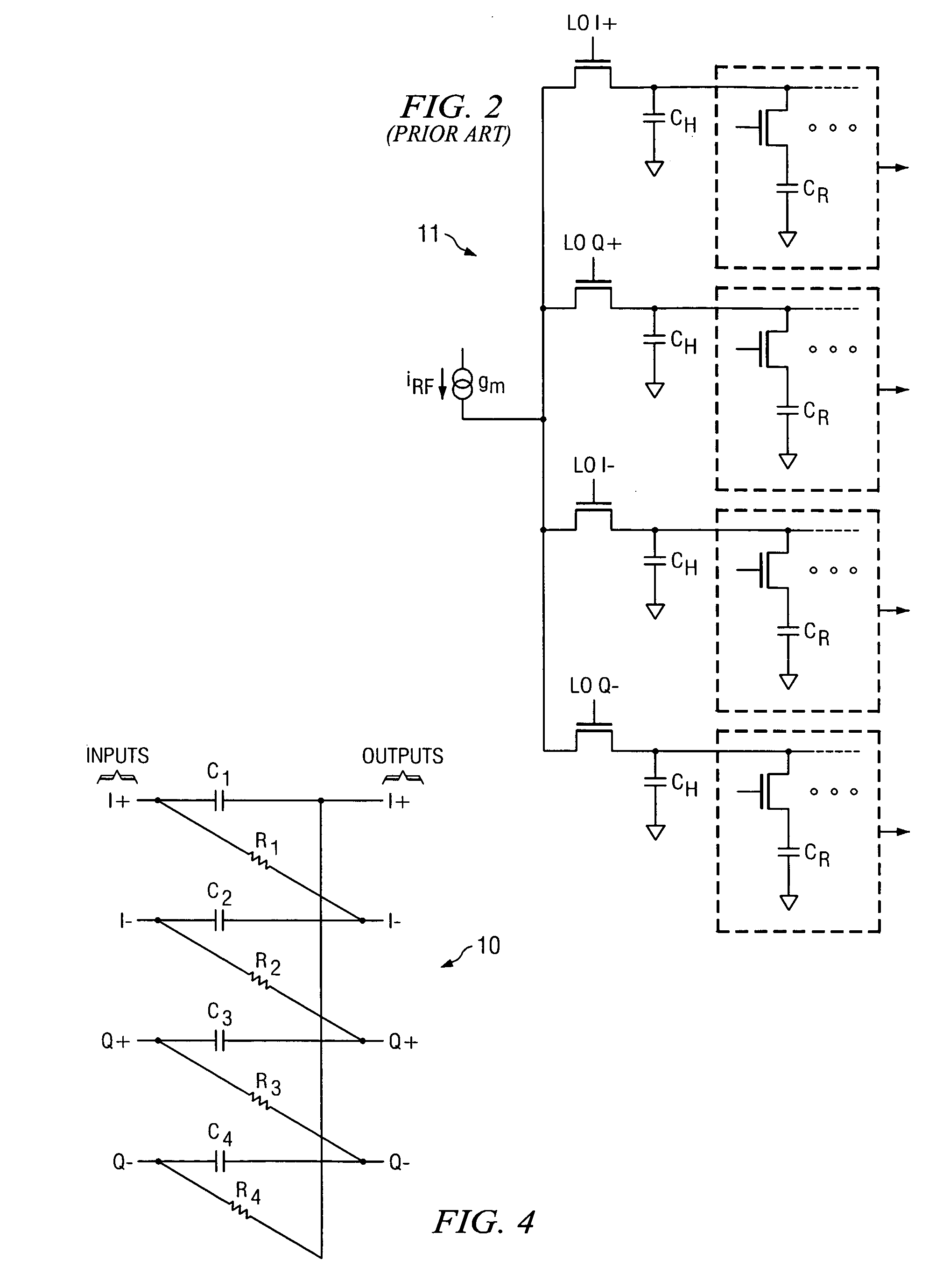 Image reject filtering in a direct sampling mixer