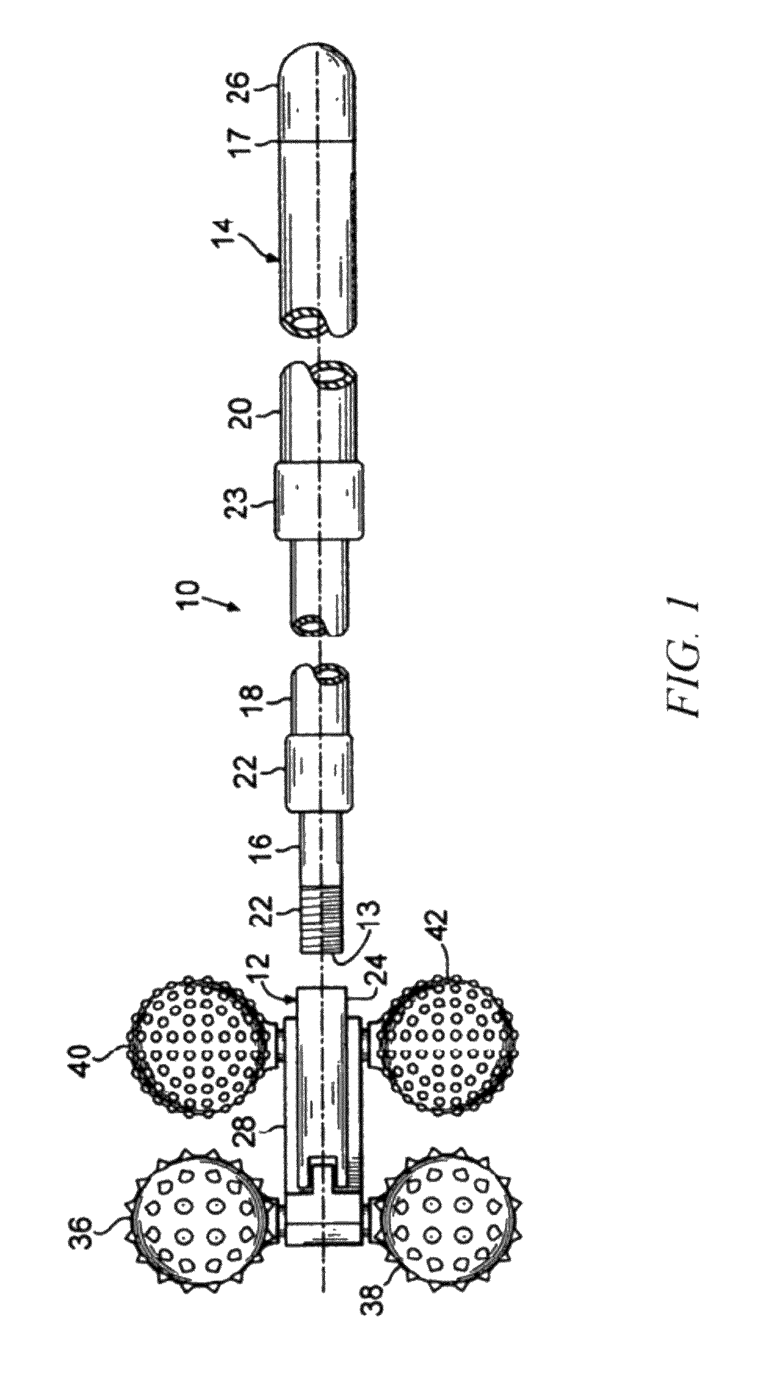 Method and apparatus for relieving leg cramps and massaging muscles