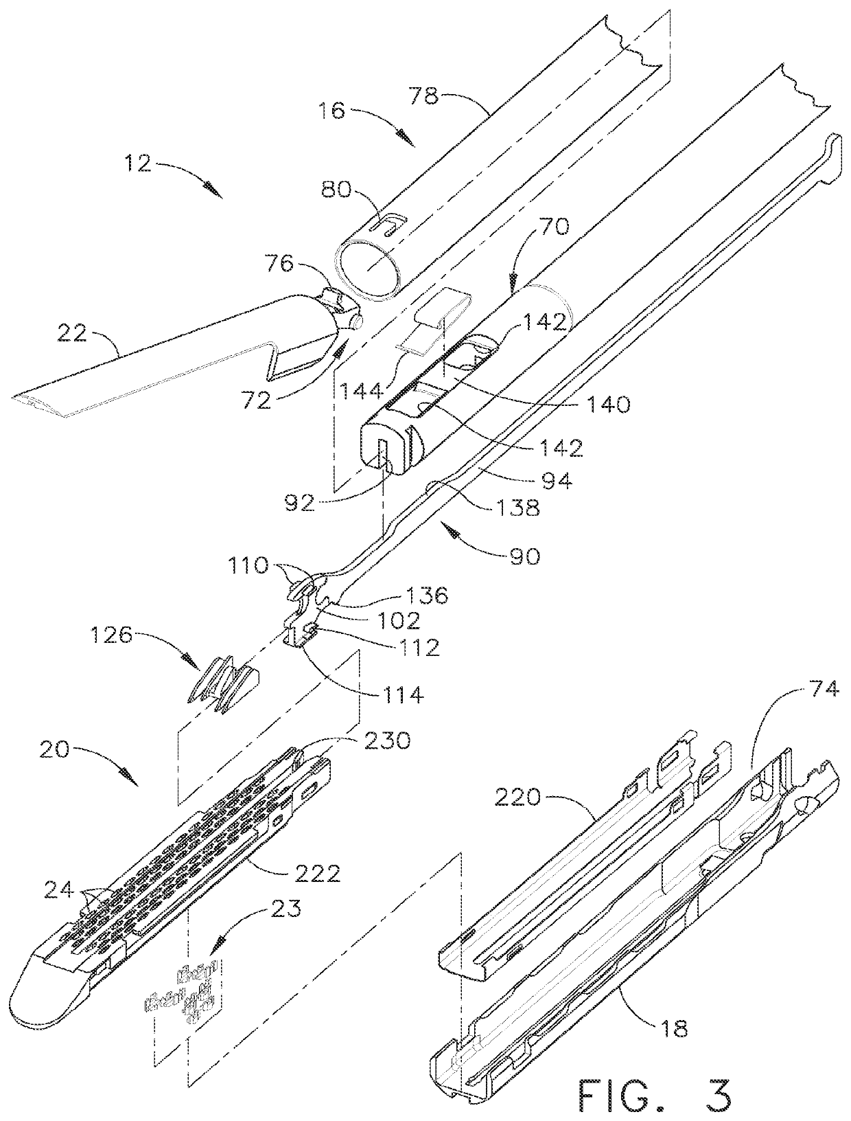 Articulating surgical stapling instrument incorporating a two-piece e-beam firing mechanism