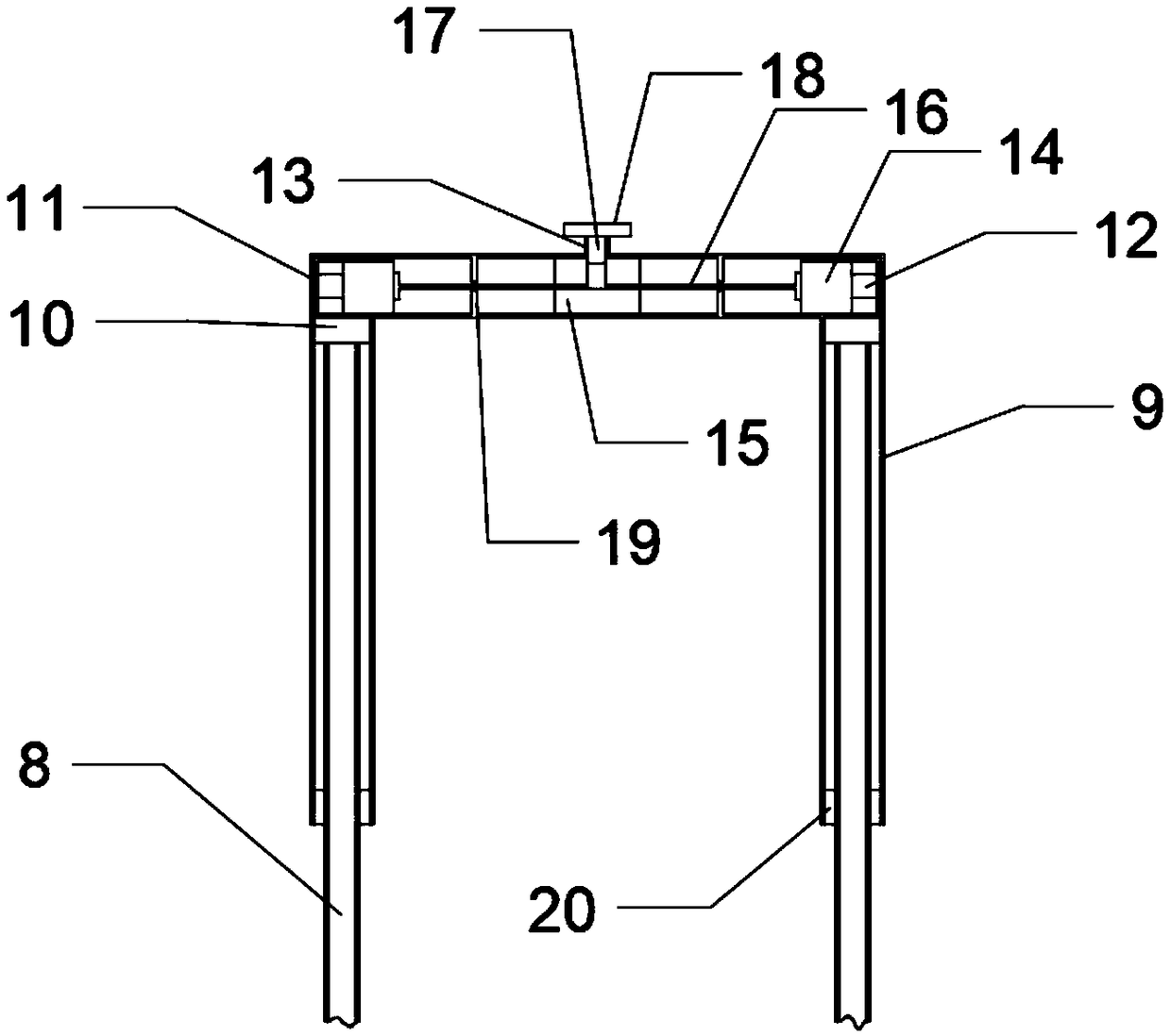 High-voltage switch cabinet handcart switch guide rail