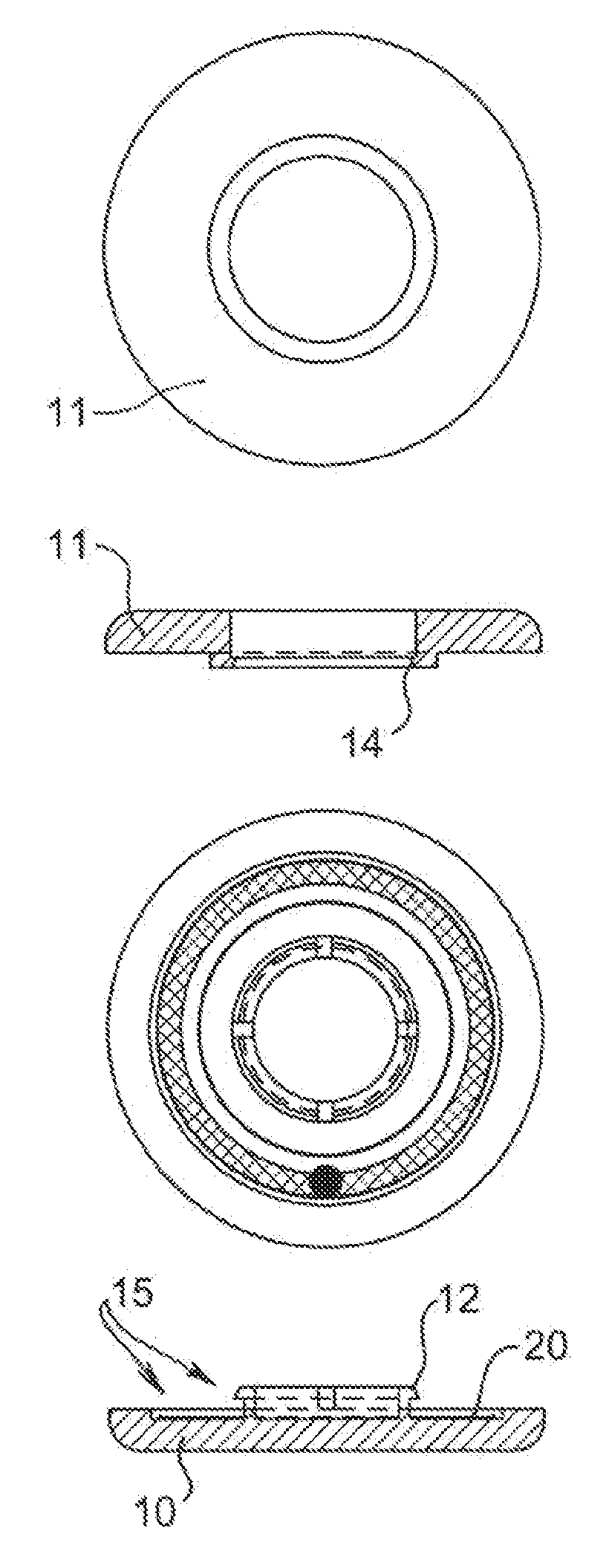 RFID tag assembly and method