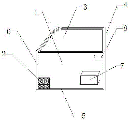 Multifunctional automobile door