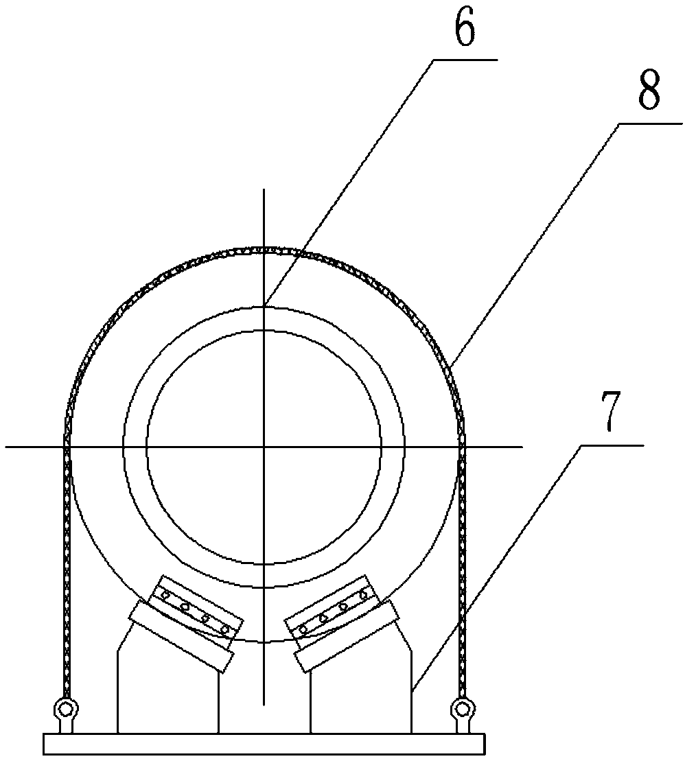 Processing method of crosshead pin of low-speed diesel engine for MAN-series ship