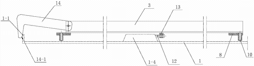 Locating device for machining piano iron plate locating hole and manufacturing method of locating device