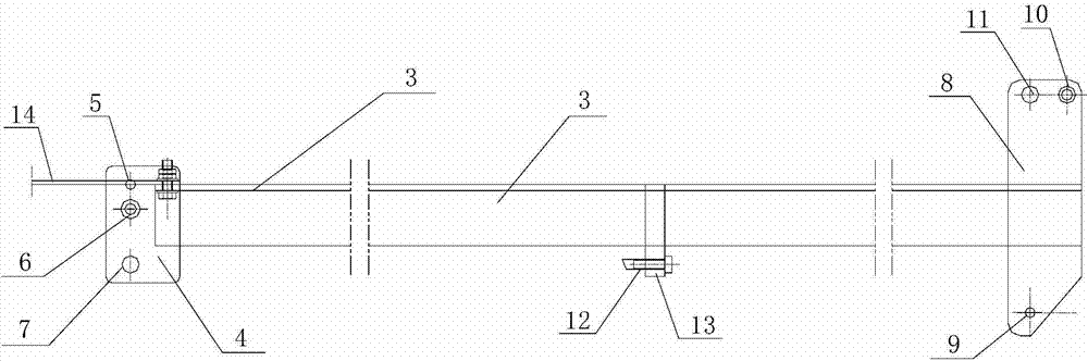 Locating device for machining piano iron plate locating hole and manufacturing method of locating device