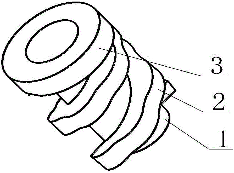 Wave spiral blade roller