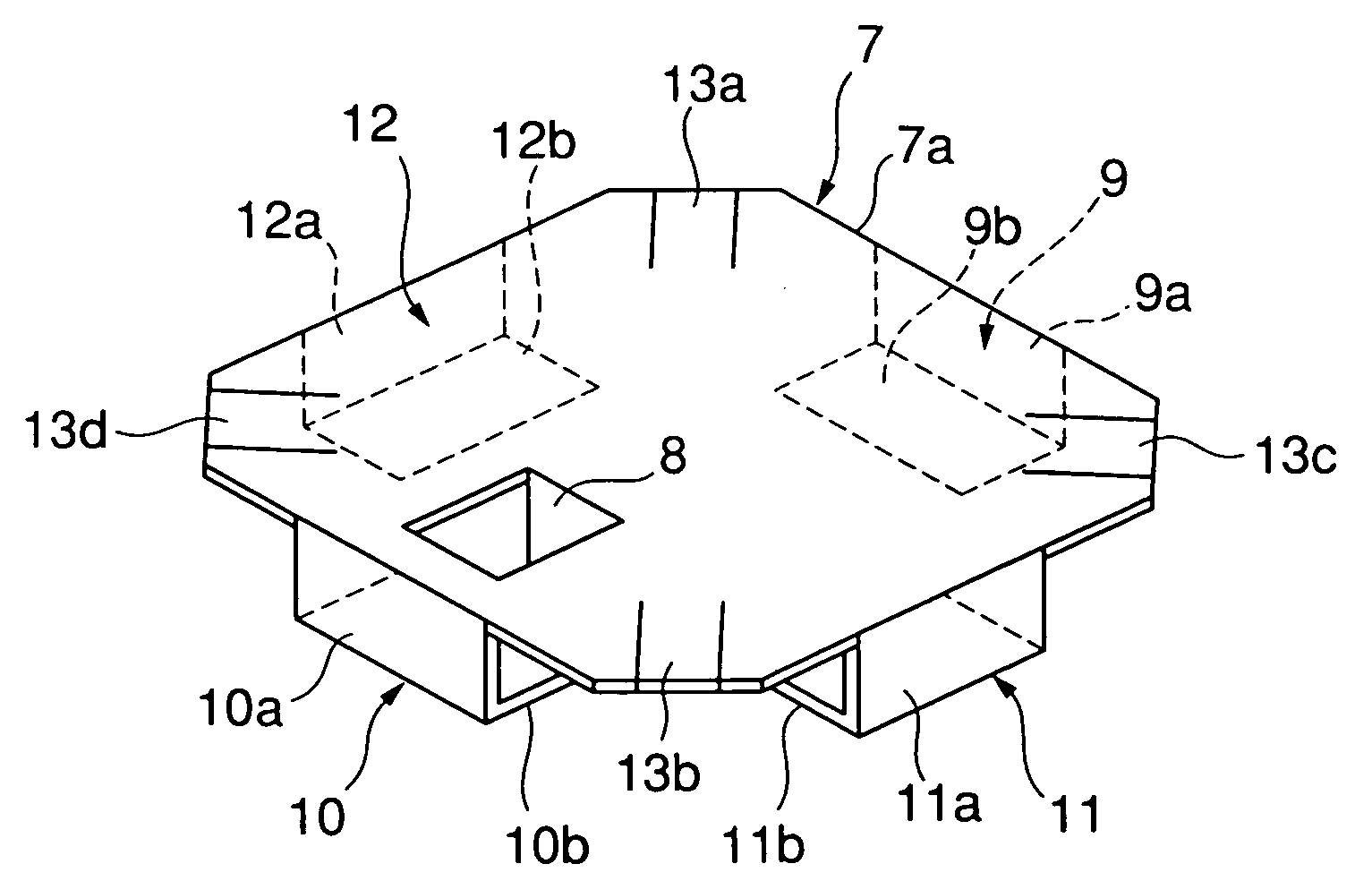 Antenna device suitable for miniaturization