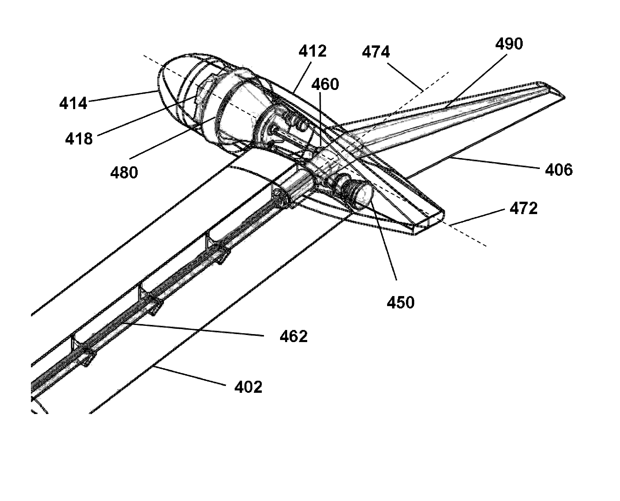 Combination Spar and Trunnion Structure for a Tilt Rotor Aircraft