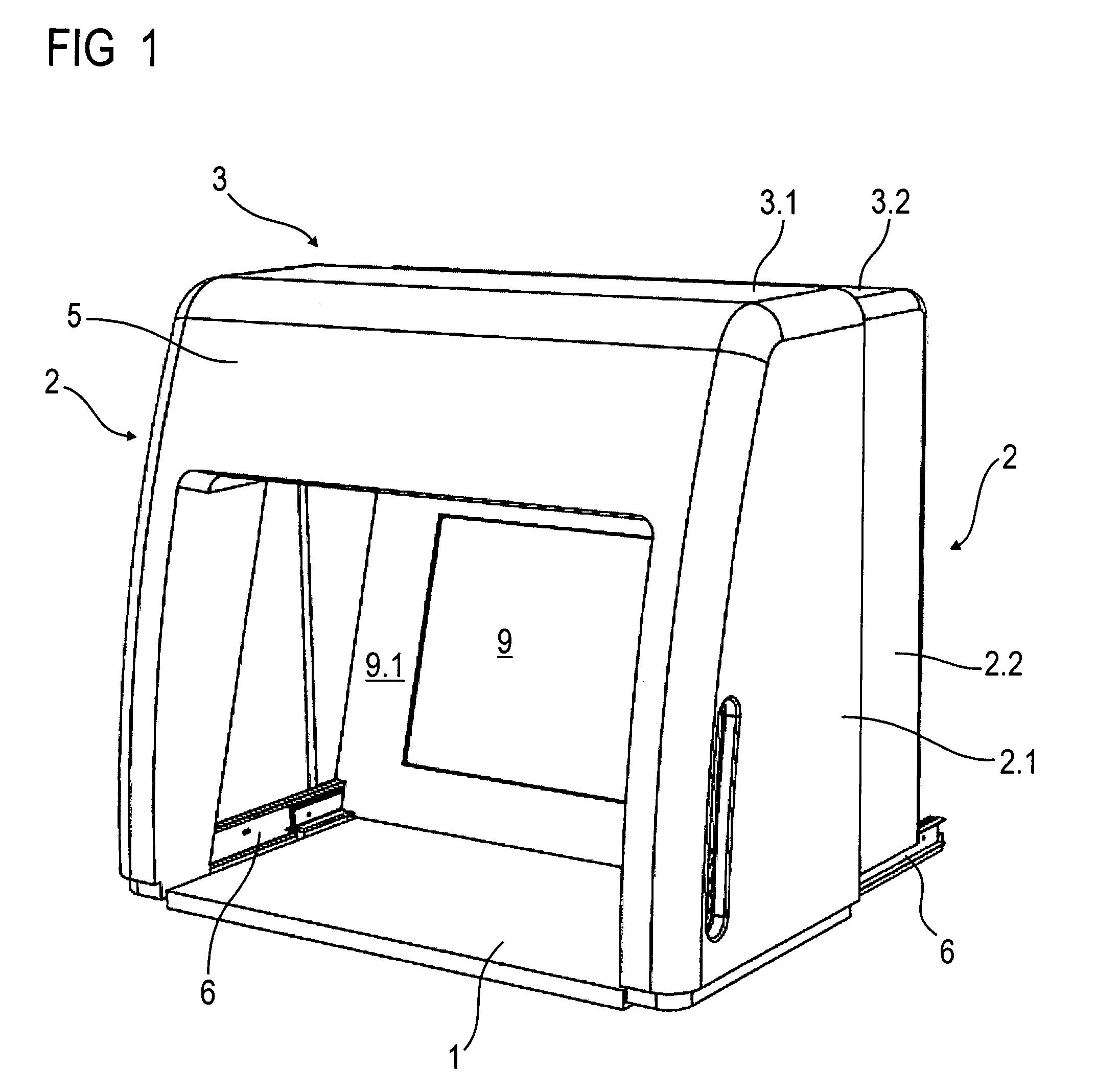 Device for shading extraneous light and for creating defined lighting conditions on a monitor