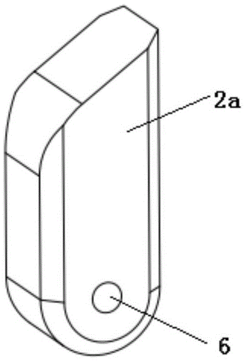 Whole overturning single-edge bolt fastening piece